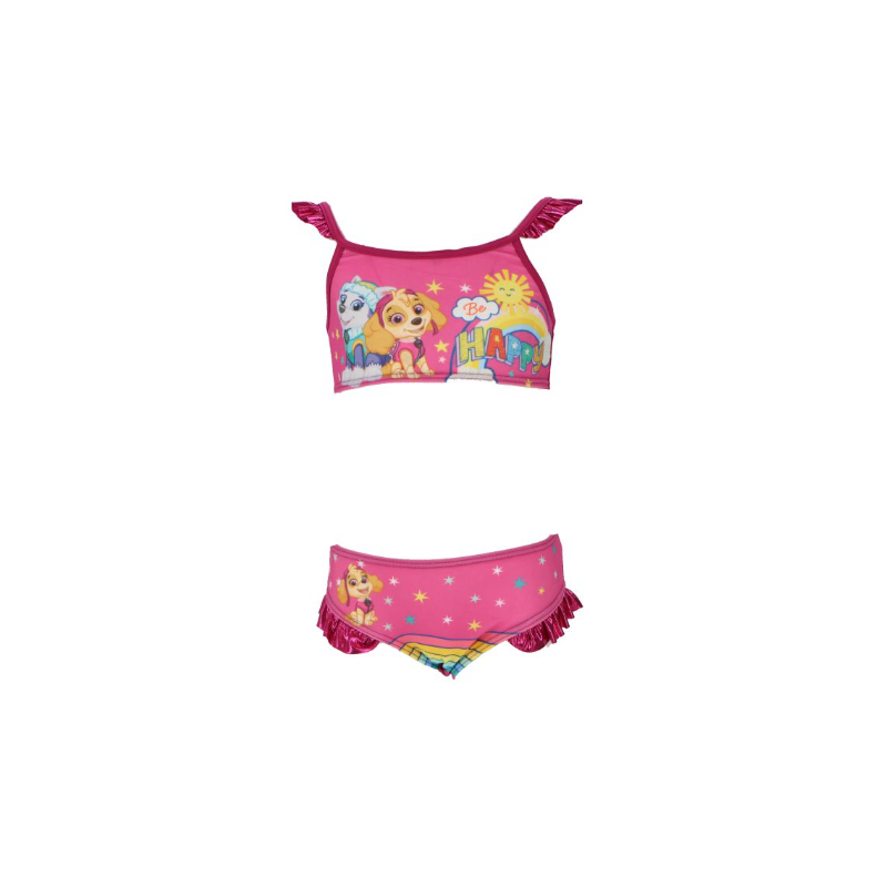 Maillot de bain 2 pièces Paw Patrol rose foncé