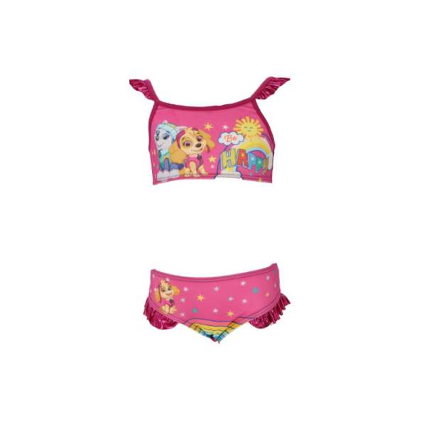 Maillot de bain 2 pièces Paw Patrol rose foncé