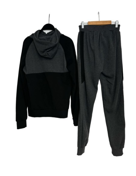 Ensemble Jogging Homme Gris foncé et Noir