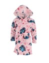 Peignoir Stitch Enfant Rose | Doux et Confortable