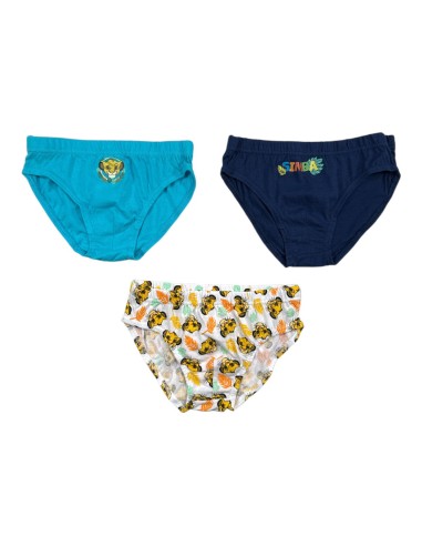 Lot de 3 slips garçon Roi Lion - Simba