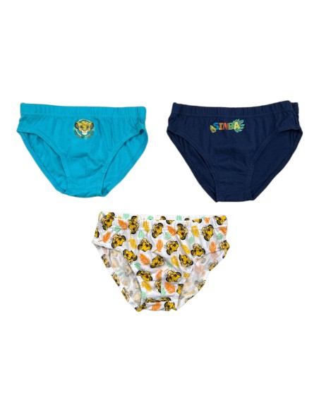 Lot de 3 slips garçon Roi Lion - Simba