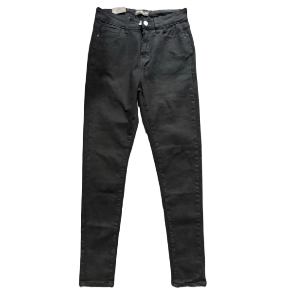Jean noir uni femme