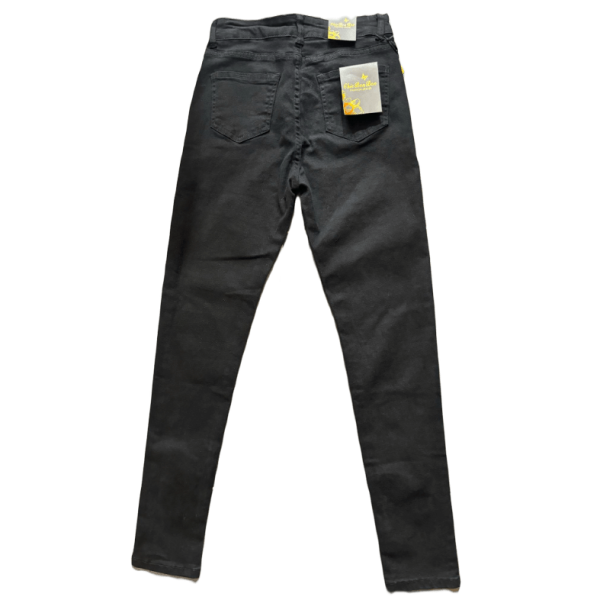 Jean noir uni femme