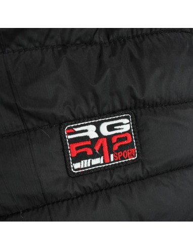 Doudoune homme RG512 noire à capuche - Style et confort