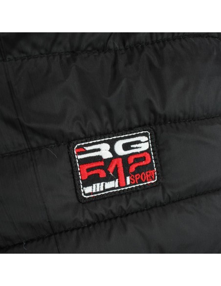 Doudoune homme RG512 noire à capuche - Style et confort