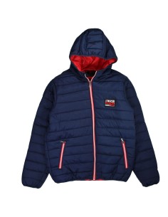 Doudoune homme RG512 bleu marine à capuche – Confort et style urbain