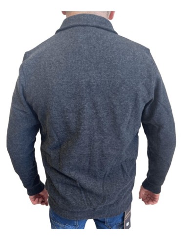 Veste Homme Noire et Gris Anthracite – Élégance et Confort