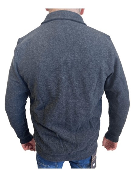 Veste Homme Noire et Gris Anthracite – Élégance et Confort