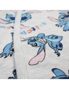 Grenouillère Pyjama Stitch Gris – Motif Disney | 60 % Coton / 40 % Pol 2