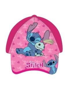 Casquette Stitch Enfant – Fuchsia – Taille 52 cm avec Scratch | Casque
