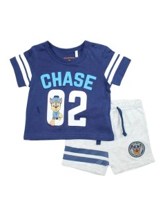 Ensemble Bébé Paw Patrol Chase – Bleu Marine et Gris | Tenue 2 Pièces