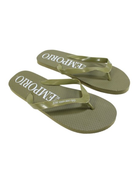 Tongs homme Just Emporio kaki – confort été plage piscine