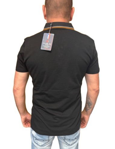 Polo homme bicolore gris et noir – Look chic et décontracté