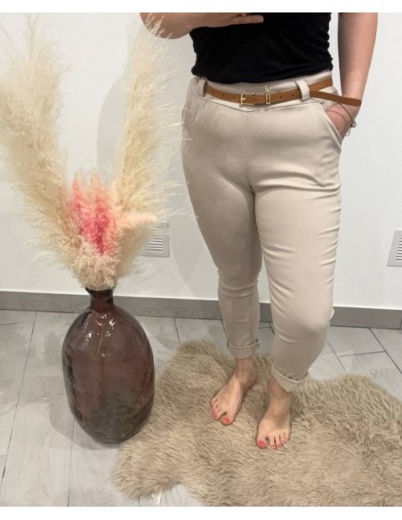 Pantalon Evelyne beige
