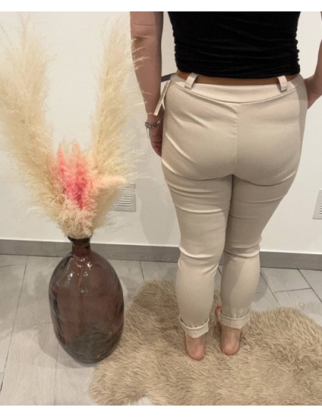 Pantalon Evelyne beige