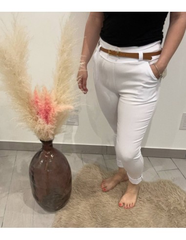 Pantalon Evelyne blanc