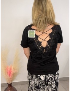 T-shirt Laura noir