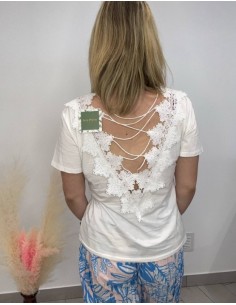 T-shirt Laura blanc