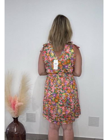 Robe d'Été Fleurie Multicolore Taille Unique | Légère, Fluide & Fémini