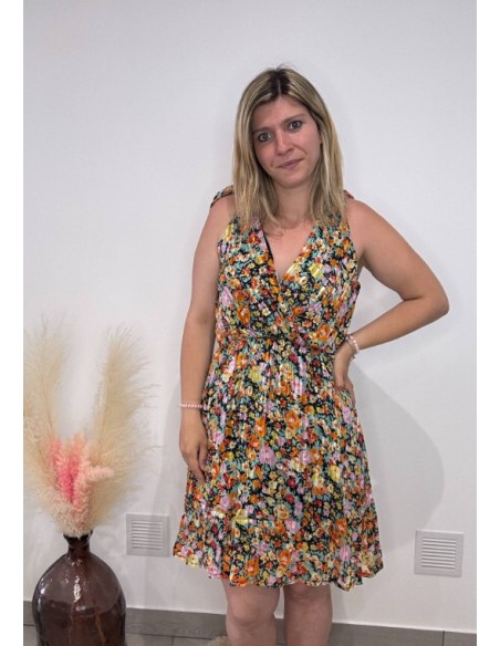 Robe d'Été Fleurie Multicolore Taille Unique | Légère, Fluide & Fémini