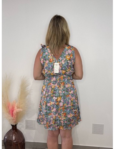 Robe d'Été Fleurie Multicolore Taille Unique | Légère, Fluide & Fémini