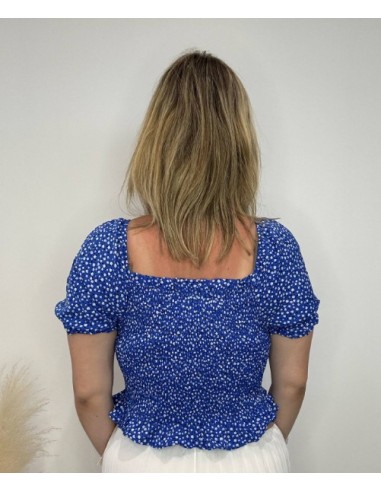 Top Jade bleue
