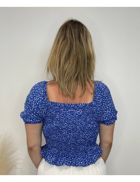 Top Jade bleue