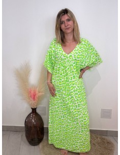 Robe Amel vert fluo 2