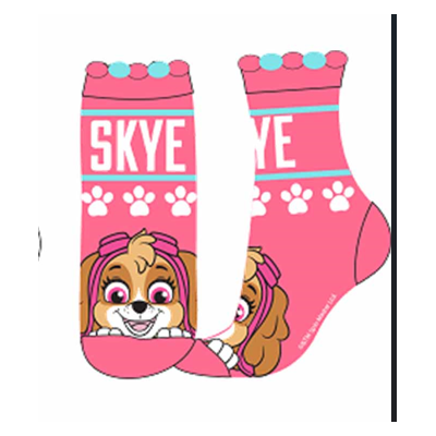 Chaussette Paw Patrol rose