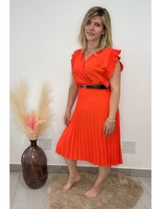 Robe Zélie orange 2