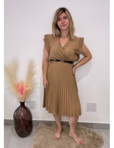 Robe Zélie marron