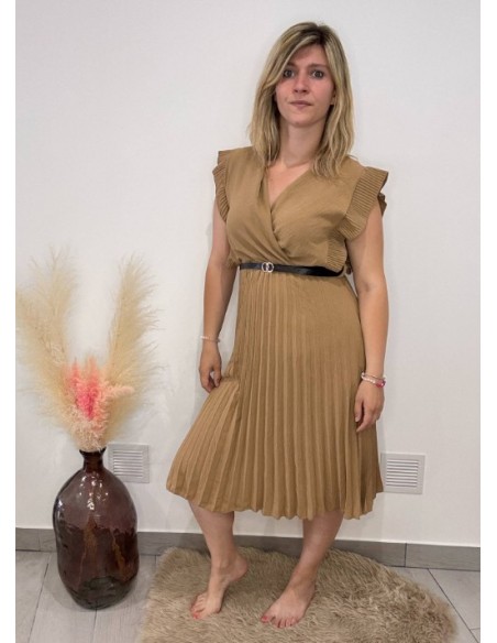 Robe Zélie marron