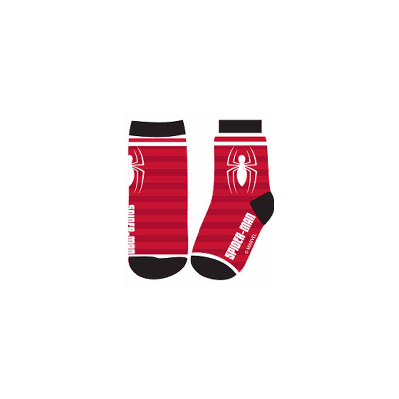 Chaussette Spiderman rouge