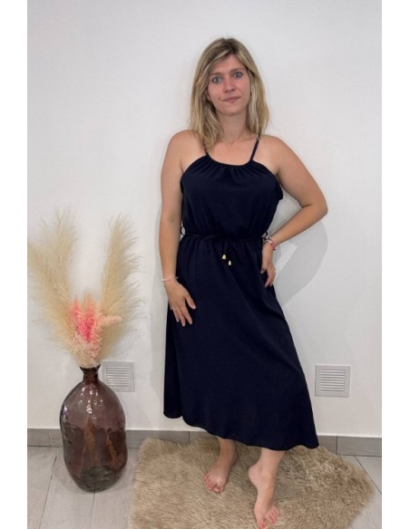 Robe Ophélie marine