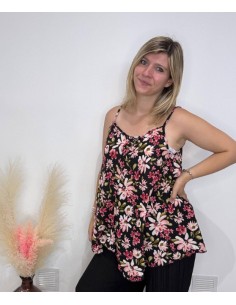 Top Laure noir