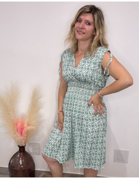 Robe Justine verte (magique)