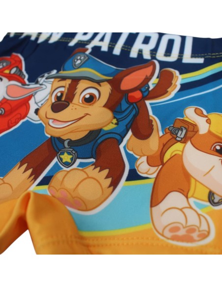 Boxer de bain Paw Patrol orange