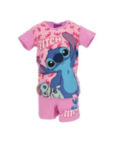 Ensemble short Stitch rose