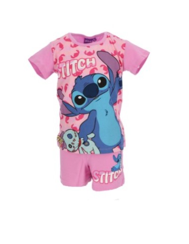 Ensemble short Stitch rose