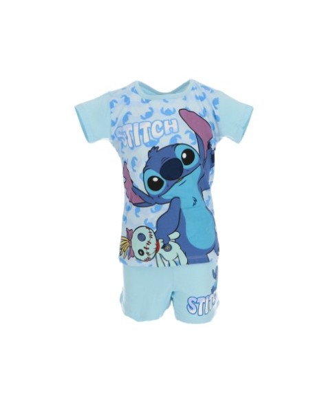 Ensemble short Stitch bleu mixte