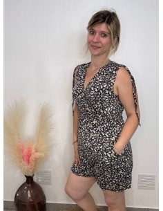 Combi short Aurélia noire 2