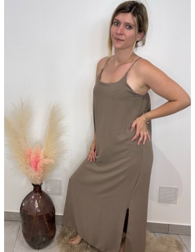 Robe Nina taupe