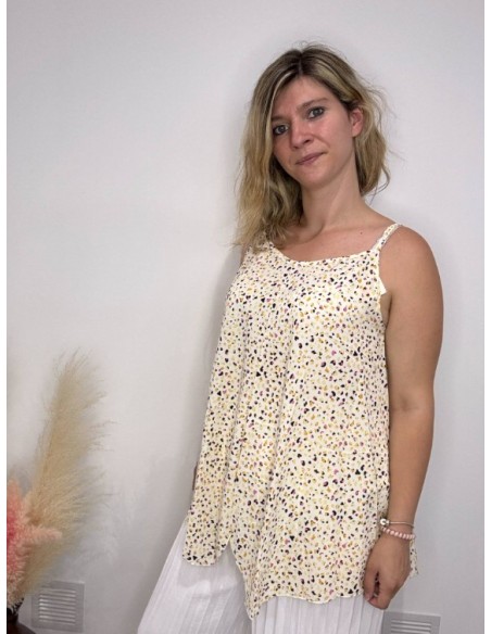 Top  Fanny jaune