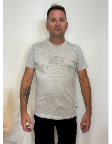 T-shirt Scott gris clair