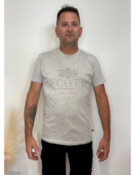 T-shirt Scott gris clair