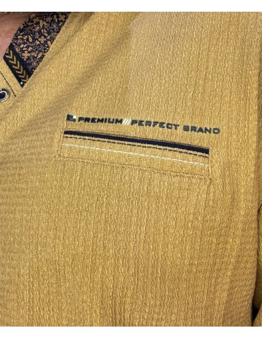 Polo homme camel