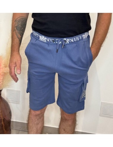Short Scott bleu