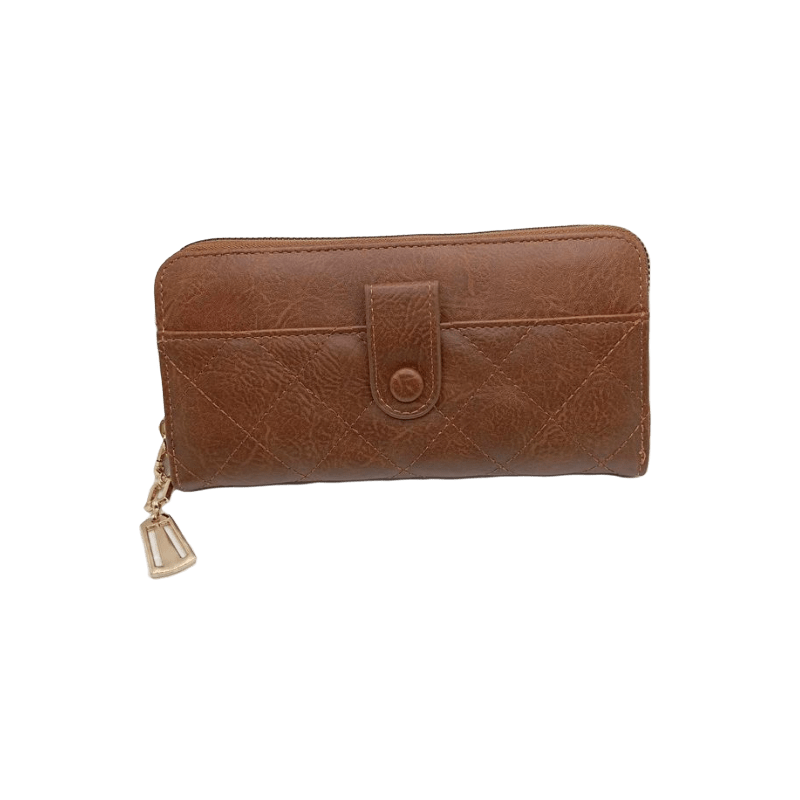 Porte feuille marron femme