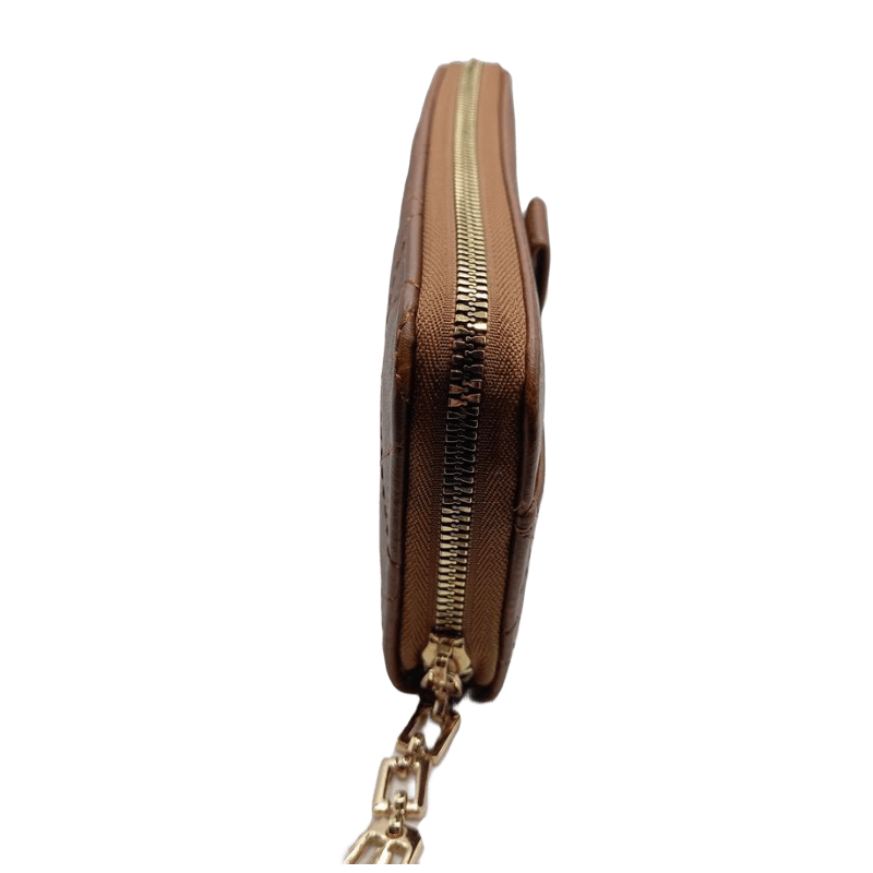 Porte feuille marron femme